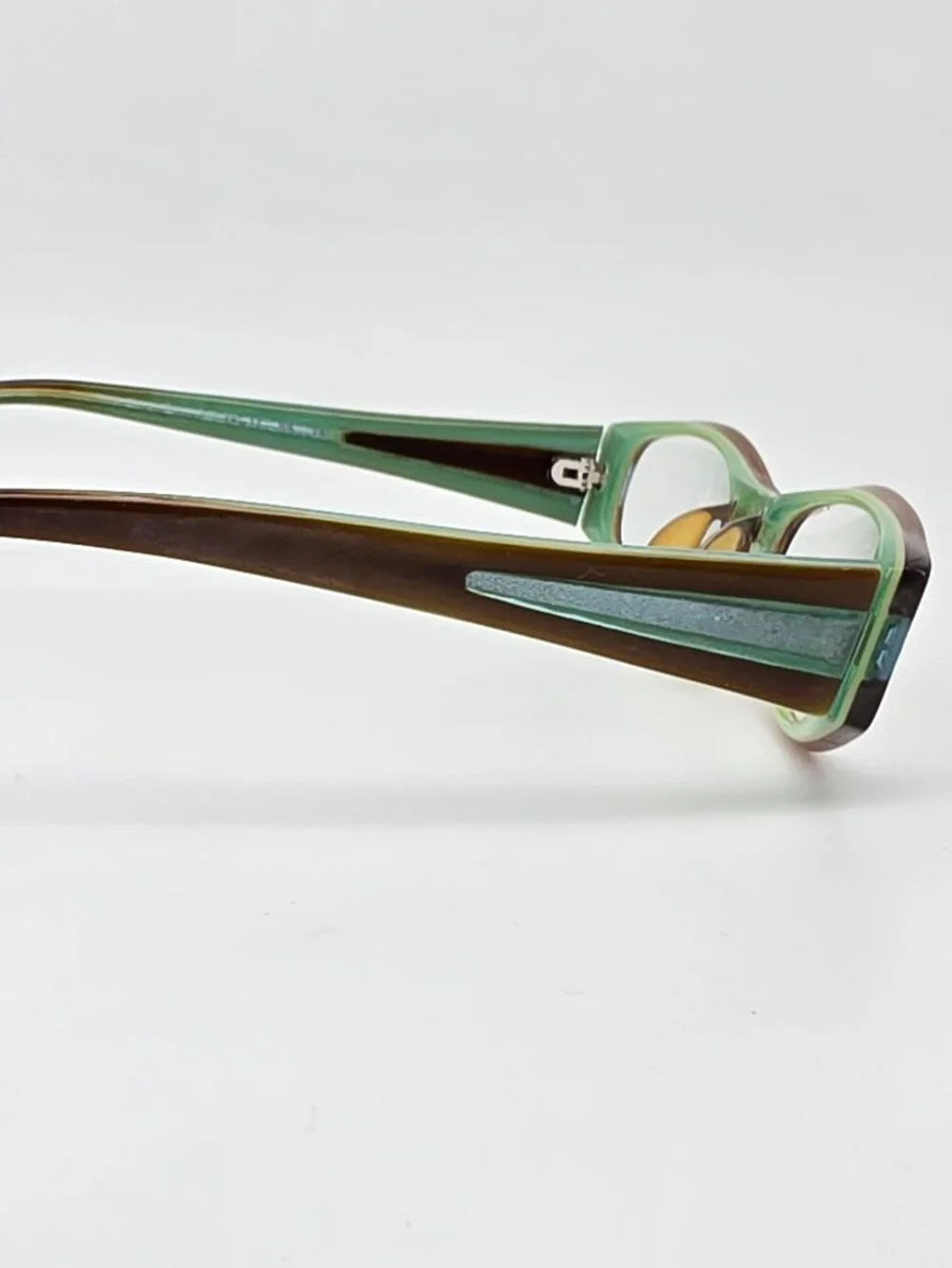 ProDesign Denmark 4628 1 c.5022 HB Brown Green Petite Eyeglasses Frame 49-17-135